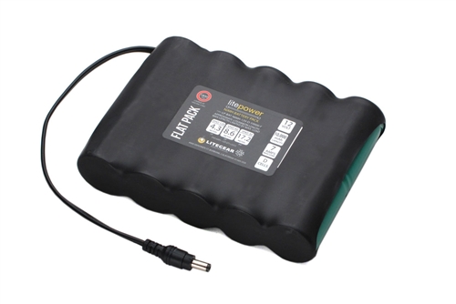 NiMH Rechargeable Battery Flat Pack, 10K Ah, 12V - LITEGEAR INC.