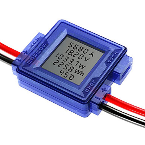 Litepower Monitor Volt Amp Watt Meter Barrel