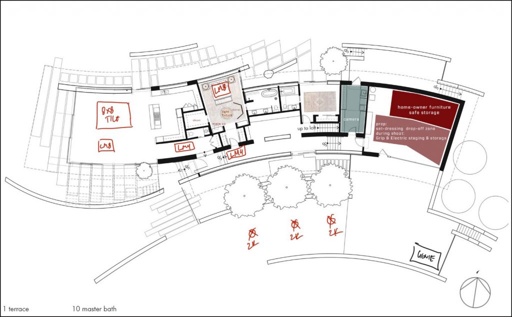 Malcolm & Marie Interior Diagram